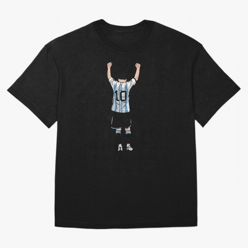 Messi Celebration World Cup Qatar 2022 Classic T-Shirt Keep Football History Alive during Global Football Passion for FIFA World Cup 2026 Group Stage, Built around Messi, CR7 and Mbappe, Argentina, France and Brazil, Global Supporter Spirit,