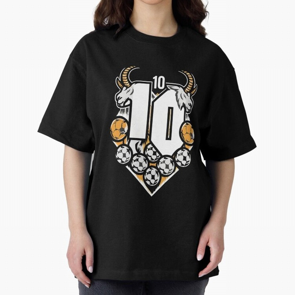 GOAT (Lionel Messi) design Boxy T-Shirt Celebrate Rivalries and Pride in FIFA World Cup 2026 Group Stage Driven by Cristiano Ronaldo, Haaland and CR7, Brazil, Portugal and Argentina Energy, Global Supporter Spirit, Legendary Goals, National Colors