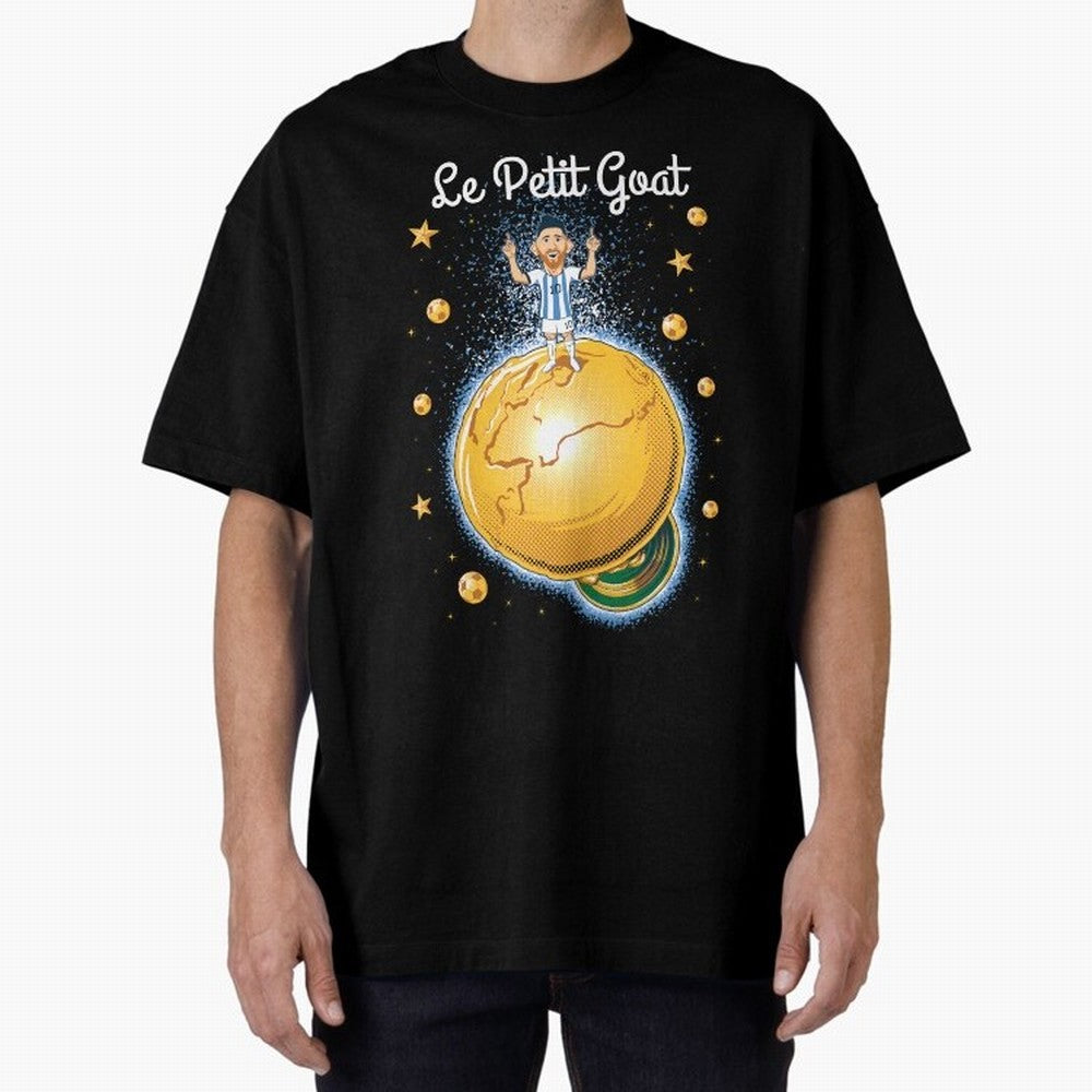Le Petit Goat Essential T-Shirt Fuel Global Football Passion for FIFA World Cup 2026 Group Stage, with Messi and Cristiano Ronaldo, Portugal, Champion Mindset, Group Stage Buzz, Knockout Tension and Passionate Fan Culture; Ideal for Fans Who Follow