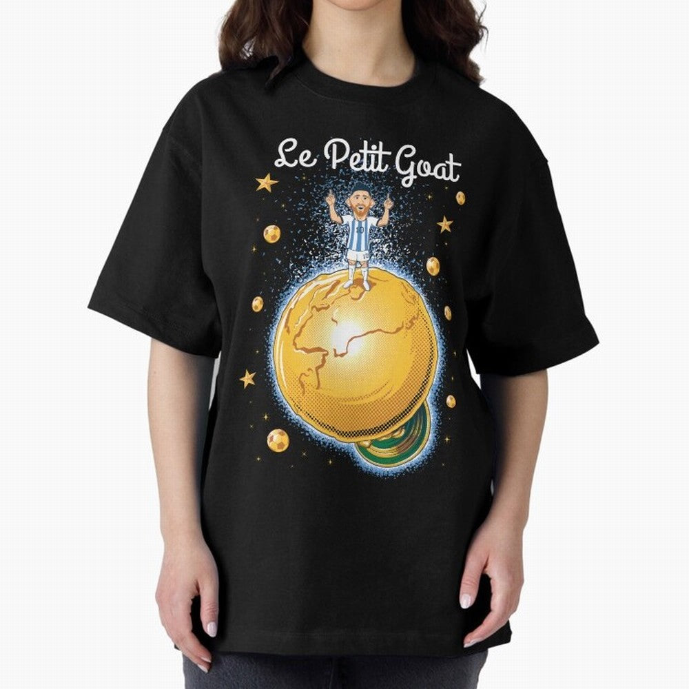 Le Petit Goat Essential T-Shirt Fuel Global Football Passion for FIFA World Cup 2026 Group Stage, with Messi and Cristiano Ronaldo, Portugal, Champion Mindset, Group Stage Buzz, Knockout Tension and Passionate Fan Culture; Ideal for Fans Who Follow