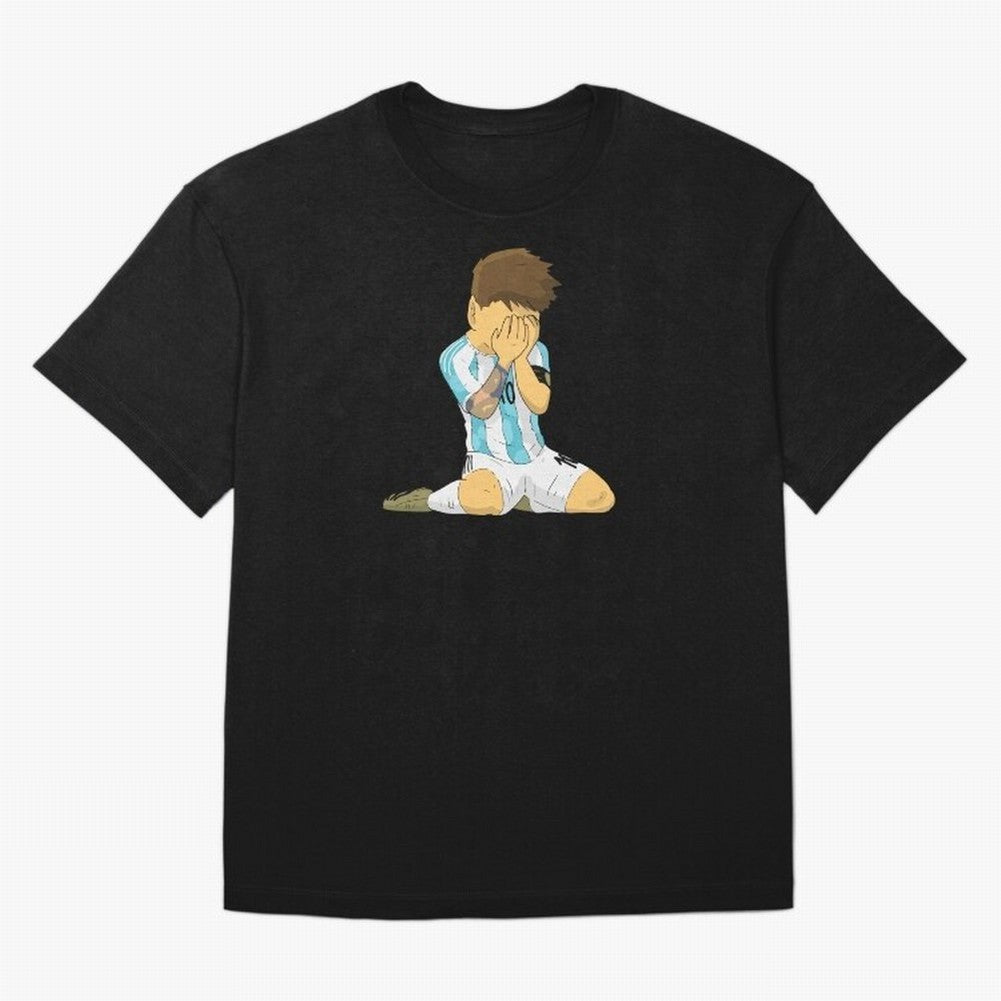 Messi Copa America Moment Oversized T-Shirt Mark Global Football Passion for FIFA World Cup 2026 USA Canada Mexico, Built around Haaland, France and Portugal, Goal Celebration Energy, Supporter Heritage, Football Icons and Worldwide Tournament Joy;