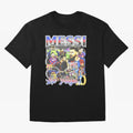 Lionel Messi Graphic Design Classic T-Shirt Join Supporters Worldwide for FIFA World Cup 2026 Spirit, Driven by Spain and Netherlands, Neymar, Haaland and Cristiano Ronaldo, Global Supporter Spirit, Legendary Goals, National Colors and Tournament