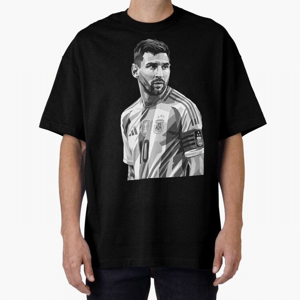 Messi grayscale Classic T-Shirt Show Match Day Excitement for Global Football Passion for FIFA World Cup 2026, Highlighting Messi, Germany, Goal Celebration Energy, Supporter Heritage, Football Icons and Worldwide Tournament Joy; Perfect for People