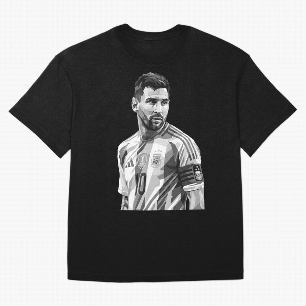 Messi grayscale Classic T-Shirt Show Match Day Excitement for Global Football Passion for FIFA World Cup 2026, Highlighting Messi, Germany, Goal Celebration Energy, Supporter Heritage, Football Icons and Worldwide Tournament Joy; Perfect for People