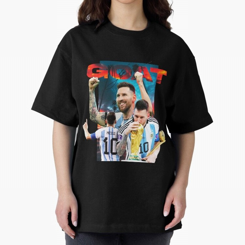 Messi GOAT Classic T-Shirt Celebrate Supporters United by the FIFA World Cup 2026 Journey through Messi, CR7 and Mbappe Highlights, Portugal Pride, Stadium Memories, Football Loyalty, International Chants and Championship Tradition; Perfect for
