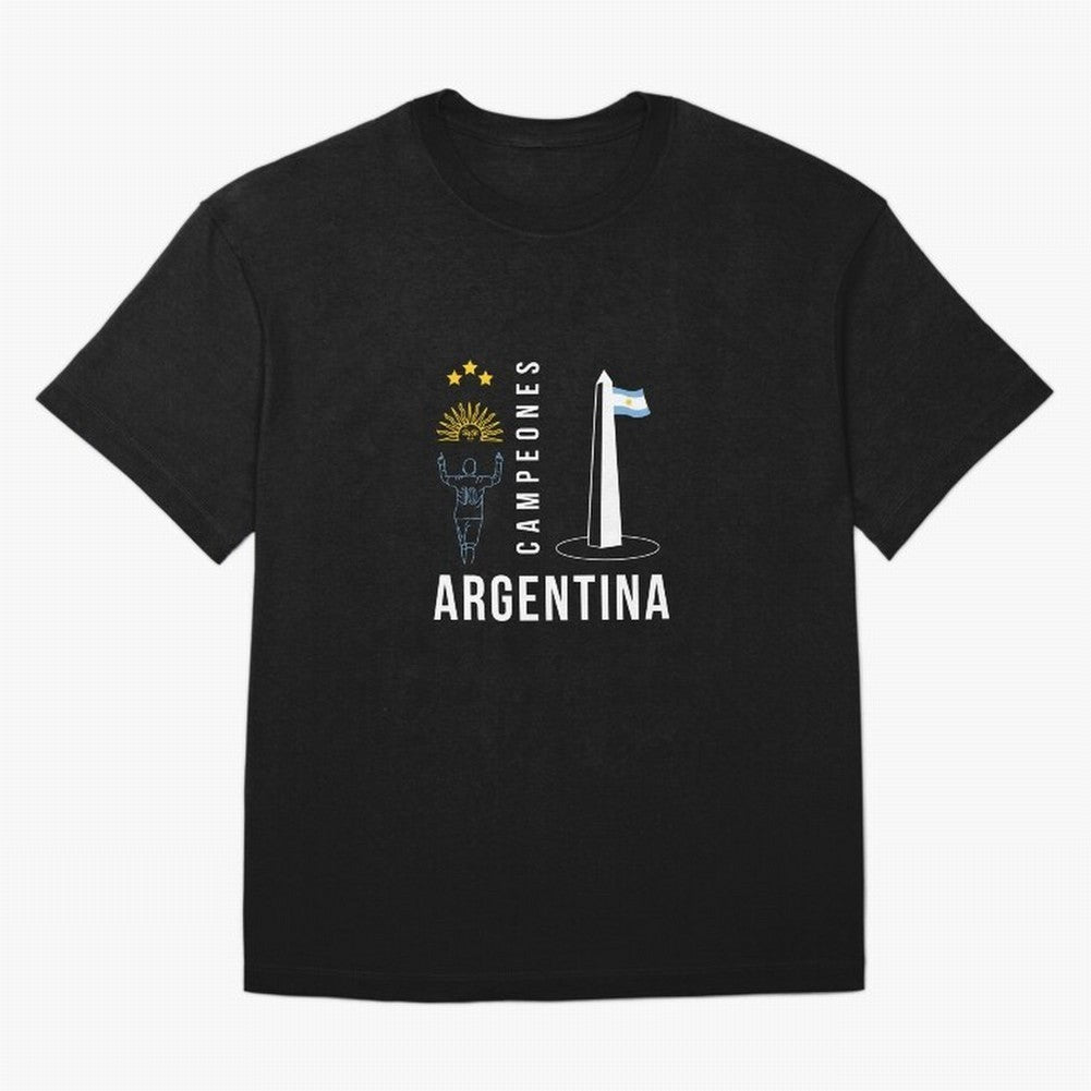 Argentina Campeon Essential T-Shirt Celebrate the Stars of FIFA World Cup 2026 Group Stage Spirit, Driven by Netherlands, CR7, Tournament Hype, Historic Matchups, Family Viewing Parties and Global Sports Pride; Great for Supporters Who Love