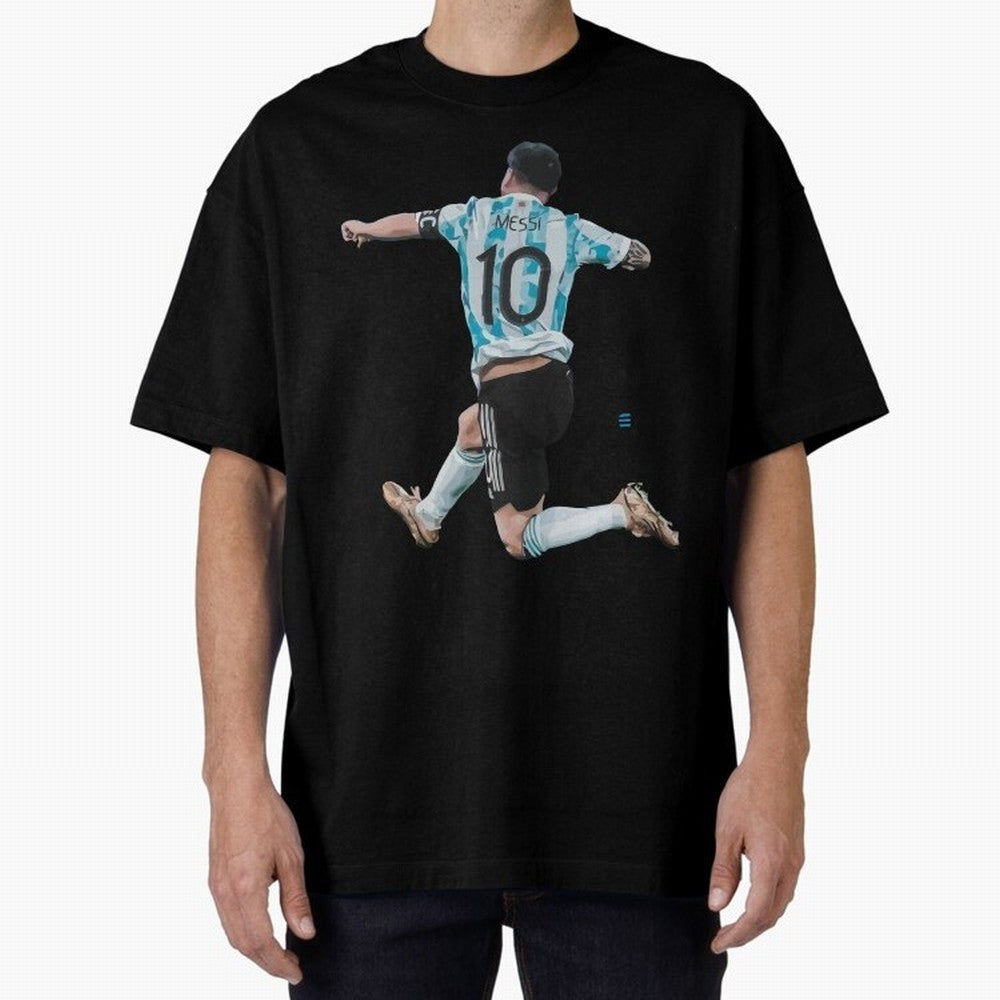 Messi 10 The Goat Oversized T-Shirt Make Your Look Match the FIFA World Cup 2026 Group Stage Journey through Messi, CR7 and Mbappe Highlights, France Pride, Football History, Final Match Energy, Crowd Noise and Once in a Lifetime Moments; Perfect