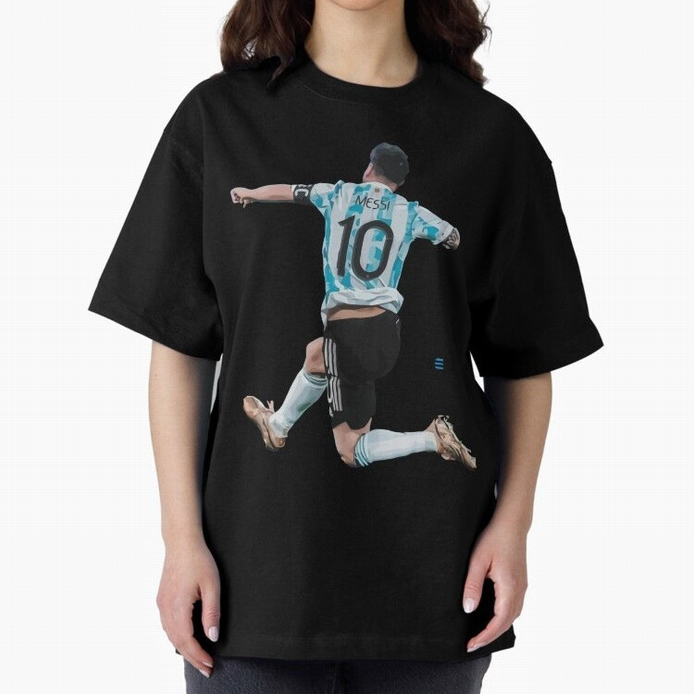 Messi 10 The Goat Oversized T-Shirt Make Your Look Match the FIFA World Cup 2026 Group Stage Journey through Messi, CR7 and Mbappe Highlights, France Pride, Football History, Final Match Energy, Crowd Noise and Once in a Lifetime Moments; Perfect