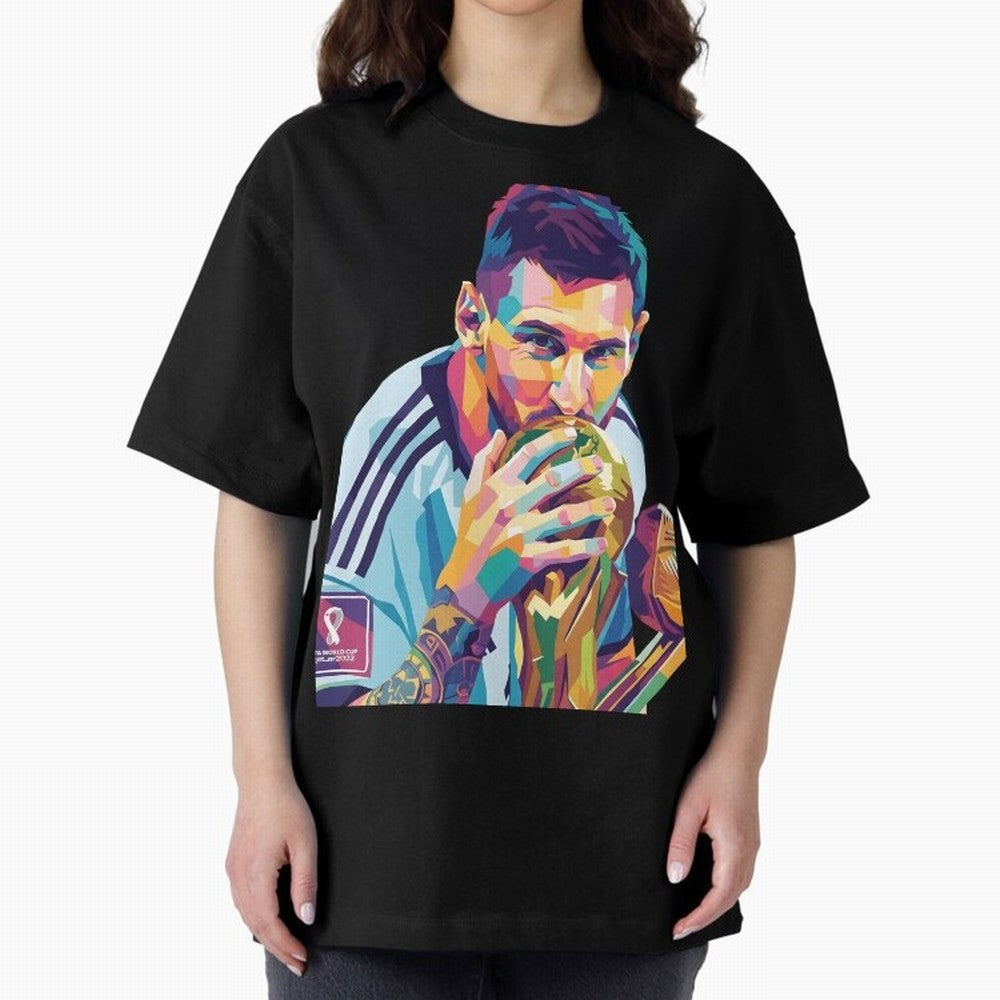 Messi Wpap Classic T-Shirt Bring a Champion Mindset to FIFA World Cup 2026 Group Stage Spirit, Celebrating Spain and Netherlands, Messi and Cristiano Ronaldo, Champion Mindset, Group Stage Buzz, Knockout Tension and Passionate Fan Culture; Ideal