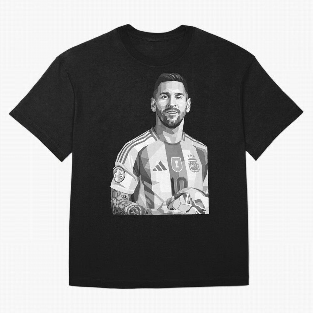 Messi grayscale Classic T-Shirt Bring Match Day Fire to FIFA World Cup 2026 Group Stage Spirit, Featuring Argentina and Brazil, Mbappe, Match Day Excitement, Supporter Culture, Golden Goals and Global Football Passion; Ideal for Football Dads,