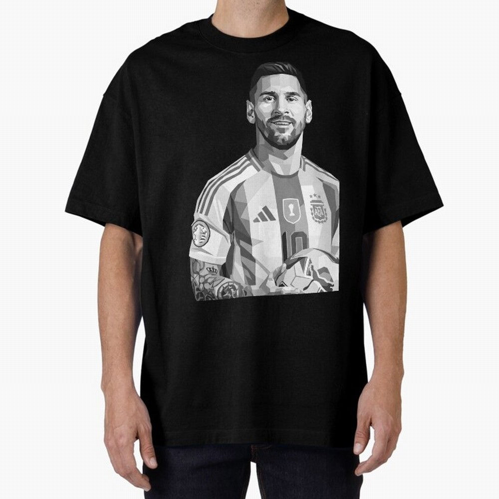 Messi grayscale Classic T-Shirt Bring Match Day Fire to FIFA World Cup 2026 Group Stage Spirit, Featuring Argentina and Brazil, Mbappe, Match Day Excitement, Supporter Culture, Golden Goals and Global Football Passion; Ideal for Football Dads,