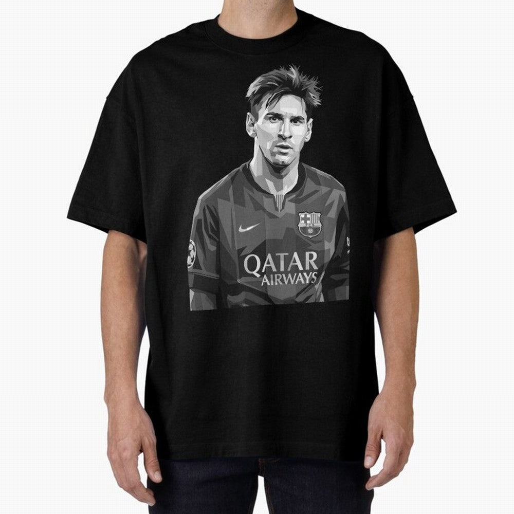 Messi grayscale Classic T-Shirt Honor Football Greatness during FIFA World Cup 2026 Group Stage for Fans of Messi, CR7 and Mbappe and Portugal, Bringing Vintage Soccer Flavor, Modern Football Stars, National Flags and Final Night Emotion; Perfect
