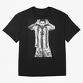 Messi grayscale Classic T-Shirt Honor the Football Icons of Global Football Passion for FIFA World Cup 2026 USA Canada Mexico, with Cristiano Ronaldo, Haaland and CR7, Portugal, Tournament Hype, Historic Matchups, Family Viewing Parties and Global