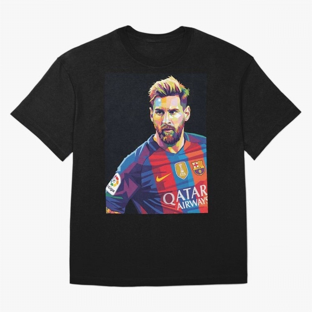 Messi Wpap Oversized T-Shirt Celebrate Every Goal in FIFA World Cup 2026 Spirit, Featuring Spain, Messi and Cristiano Ronaldo, Global Supporter Spirit, Legendary Goals, National Colors and Tournament Celebration; Perfect for Supporters Who Want