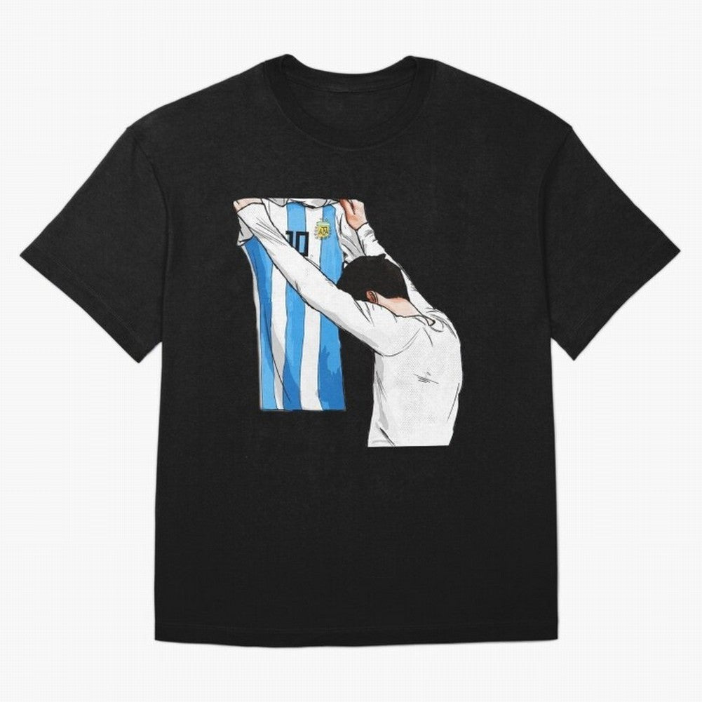 Lionel Messi holding his shirt, Argentina copa america| Perfect Gift For you and friends Classic T-Shirt Bring Stadium Energy to Match Day Hype around FIFA World Cup 2026, Mbappe, Portugal, Worldwide Fan Energy, Dramatic Goals, Stadium Lights and