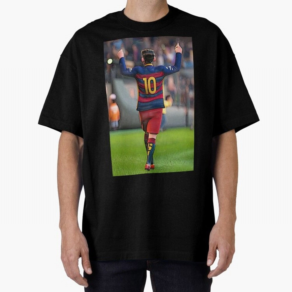 Lionel Messi (2) caricature Oversized T-Shirt Relive FIFA World Cup 2026 Group Stage Celebrating CR7, England Energy, Game Day Rituals, Football Legends, Country Pride and the Road to the Final; Made for Collectors Who Enjoy Iconic Players, Country