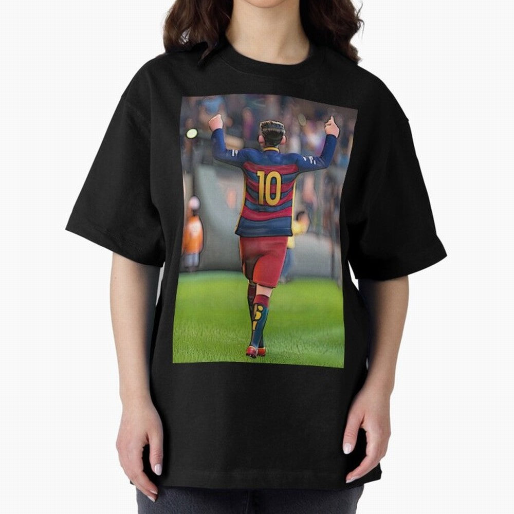 Lionel Messi (2) caricature Oversized T-Shirt Relive FIFA World Cup 2026 Group Stage Celebrating CR7, England Energy, Game Day Rituals, Football Legends, Country Pride and the Road to the Final; Made for Collectors Who Enjoy Iconic Players, Country