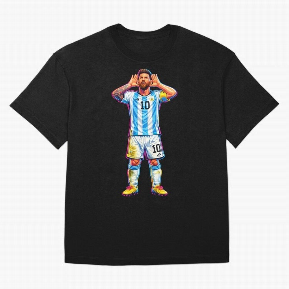 Messi Celebration Classic T-Shirt Join FIFA World Cup 2026 USA Canada Mexico Spirit, with Germany, Messi, Football Festival Excitement, Trophy Ambitions, Country Rivalries and Star Player Buzz; Created for Match Day Parties, Soccer Gifts, Fan