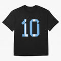 10 - Lionel Messi - Argentina Colours Baseball Cap Classic T-Shirt Follow the Final Road of FIFA World Cup 2026 USA Canada Mexico Highlighting Mbappe and Neymar, England Energy, Goal Celebration Energy, Supporter Heritage, Football Icons and