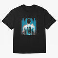 Lionel Messi Oversized T-Shirt Represent Football Lovers during FIFA World Cup 2026 USA Canada Mexico for Fans of Haaland and Brazil, Bringing Global Supporter Spirit, Legendary Goals, National Colors and Tournament Celebration; Great for