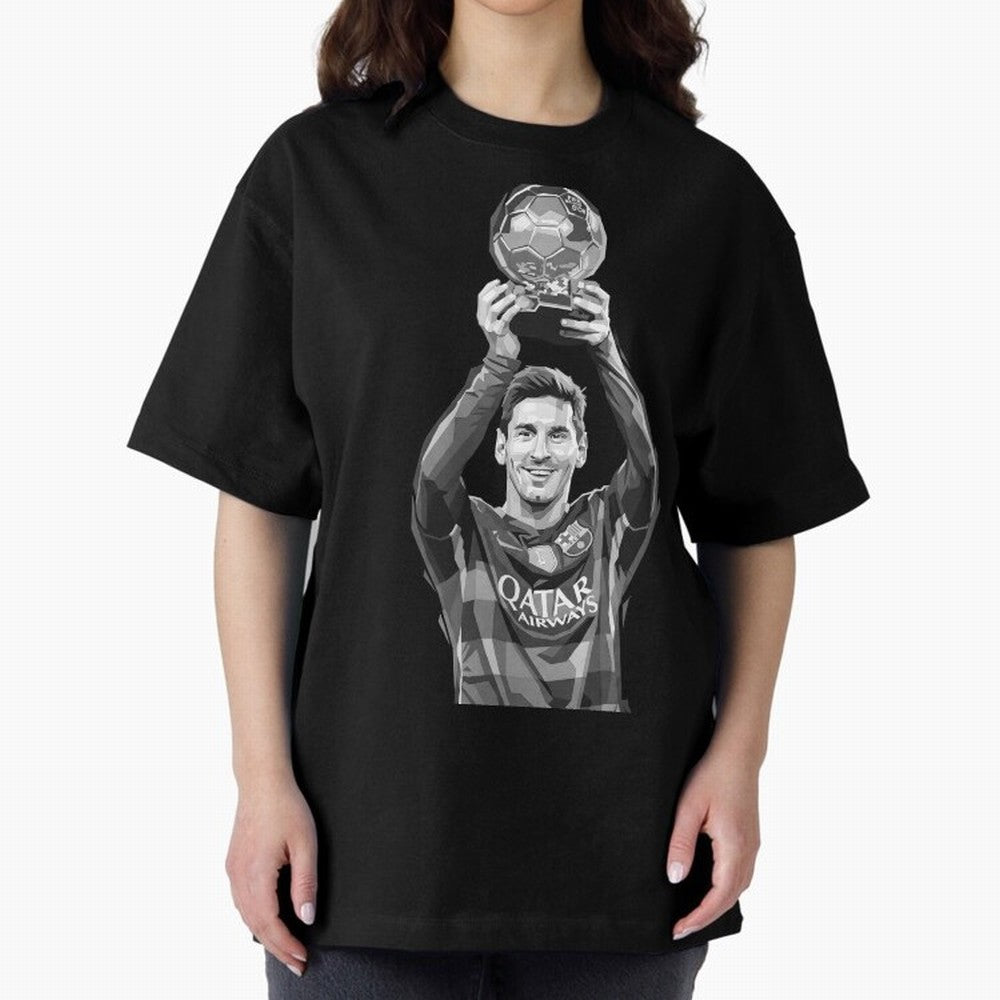 Messi grayscale Classic T-Shirt Support Iconic Players in FIFA World Cup 2026 Made for CR7 and Messi, Argentina, France and Brazil Energy, Football History, Final Match Energy, Crowd Noise and Once in a Lifetime Moments; Great for Watch Parties,