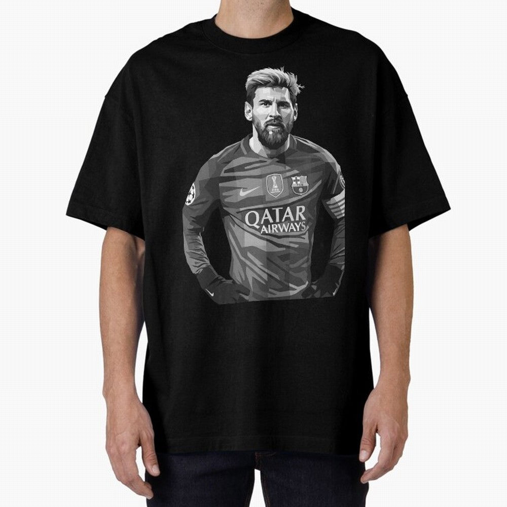 Messi grayscale Classic T-Shirt Bring Legendary Rivalry Energy to Global Football Passion for FIFA World Cup 2026, Inspired by Neymar, Haaland and Cristiano Ronaldo, Germany, Stadium Memories, Football Loyalty, International Chants and Championship
