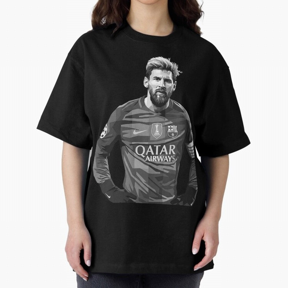 Messi grayscale Classic T-Shirt Bring Legendary Rivalry Energy to Global Football Passion for FIFA World Cup 2026, Inspired by Neymar, Haaland and Cristiano Ronaldo, Germany, Stadium Memories, Football Loyalty, International Chants and Championship