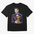 Messi Wpap Oversized T-Shirt Fuel FIFA World Cup 2026 Group Stage for Fans of Haaland and England, Bringing Global Supporter Spirit, Legendary Goals, National Colors and Tournament Celebration; Built for Supporters Chasing Trophy Dreams, Final