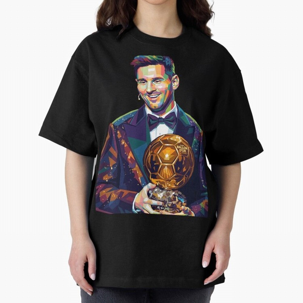 Messi Wpap Oversized T-Shirt Fuel FIFA World Cup 2026 Group Stage for Fans of Haaland and England, Bringing Global Supporter Spirit, Legendary Goals, National Colors and Tournament Celebration; Built for Supporters Chasing Trophy Dreams, Final