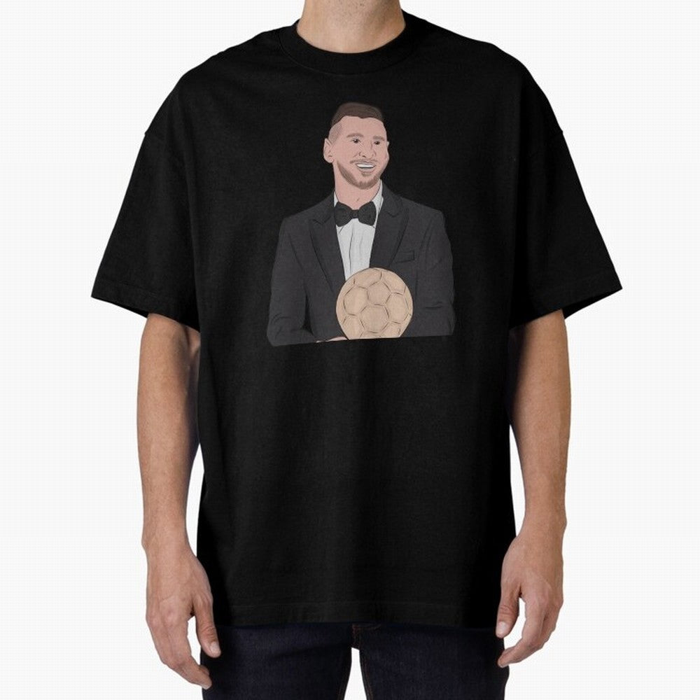Lionel Messi 2023 Ballon d'Or Classic T-Shirt Celebrate Fan Favorites in Match Day Hype around FIFA World Cup 2026 USA Canada Mexico, Mbappe and Neymar, Spain, Tournament Hype, Historic Matchups, Family Viewing Parties and Global Sports Pride;