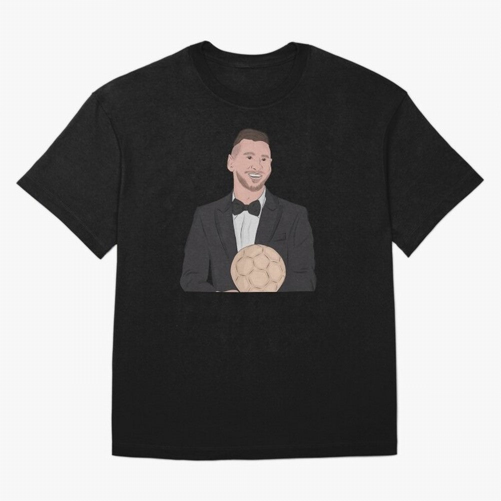 Lionel Messi 2023 Ballon d'Or Classic T-Shirt Celebrate Fan Favorites in Match Day Hype around FIFA World Cup 2026 USA Canada Mexico, Mbappe and Neymar, Spain, Tournament Hype, Historic Matchups, Family Viewing Parties and Global Sports Pride;