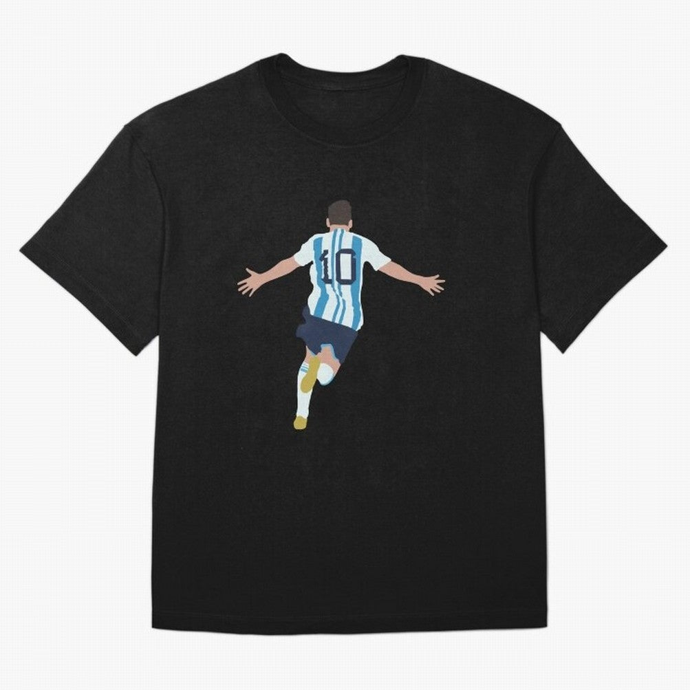 Lionel Messi minimalist illustration Classic T-Shirt Celebrate Classic Football Spirit in the FIFA World Cup 2026 USA Canada Mexico Journey through Cristiano Ronaldo Highlights, France and Portugal Pride, Game Day Rituals, Football Legends, Country