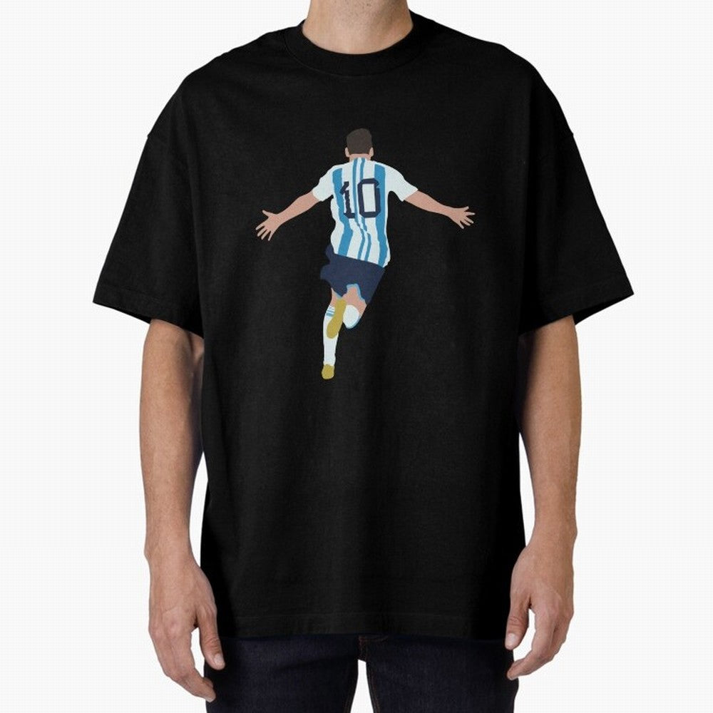 Lionel Messi minimalist illustration Classic T-Shirt Celebrate Classic Football Spirit in the FIFA World Cup 2026 USA Canada Mexico Journey through Cristiano Ronaldo Highlights, France and Portugal Pride, Game Day Rituals, Football Legends, Country