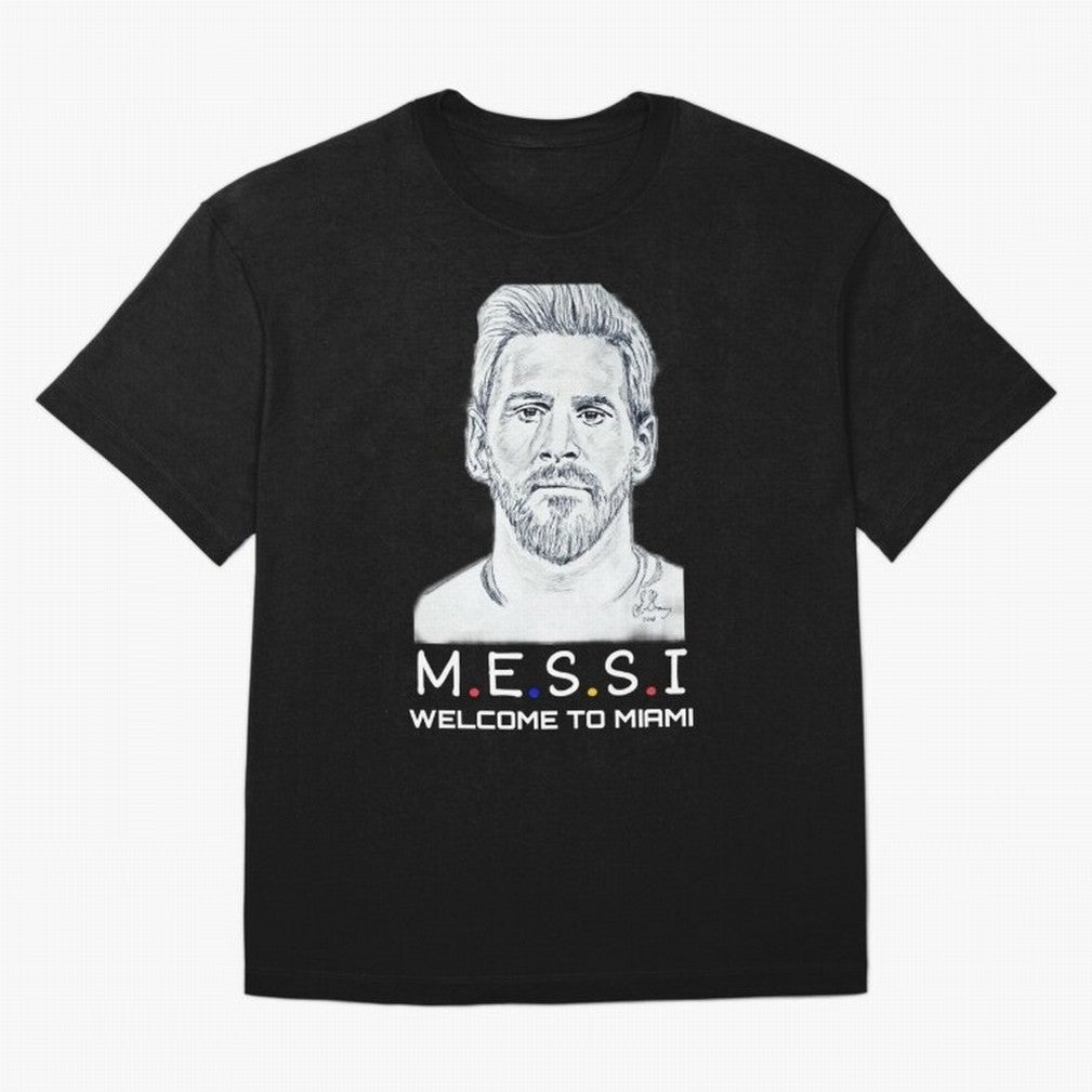 Lionel Messi, welcome to Miami Essential T-Shirt Remember Iconic Moments from Global Football Passion for FIFA World Cup 2026 USA Canada Mexico, Filled with Haaland and Mbappe, Brazil, Tournament Hype, Historic Matchups, Family Viewing Parties and