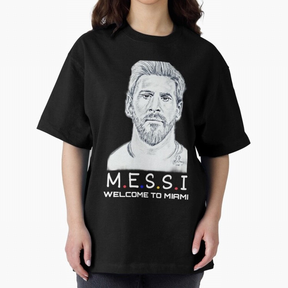 Lionel Messi, welcome to Miami Essential T-Shirt Remember Iconic Moments from Global Football Passion for FIFA World Cup 2026 USA Canada Mexico, Filled with Haaland and Mbappe, Brazil, Tournament Hype, Historic Matchups, Family Viewing Parties and