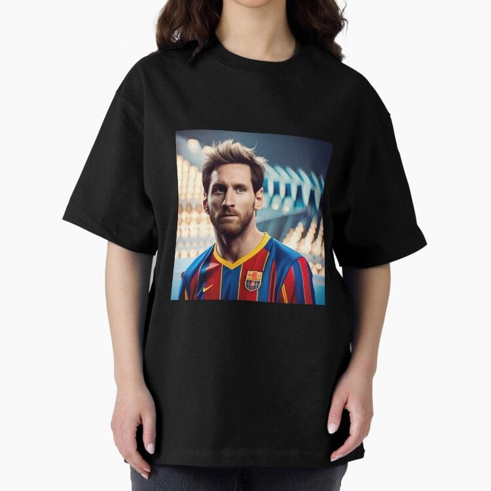 Messi Photo Realistic Paint Art Classic T-Shirt Follow Every Goal of Match Day Hype around FIFA World Cup 2026 USA Canada Mexico, Mbappe, Portugal, Worldwide Fan Energy, Dramatic Goals, Stadium Lights and Championship Celebrations; Perfect for
