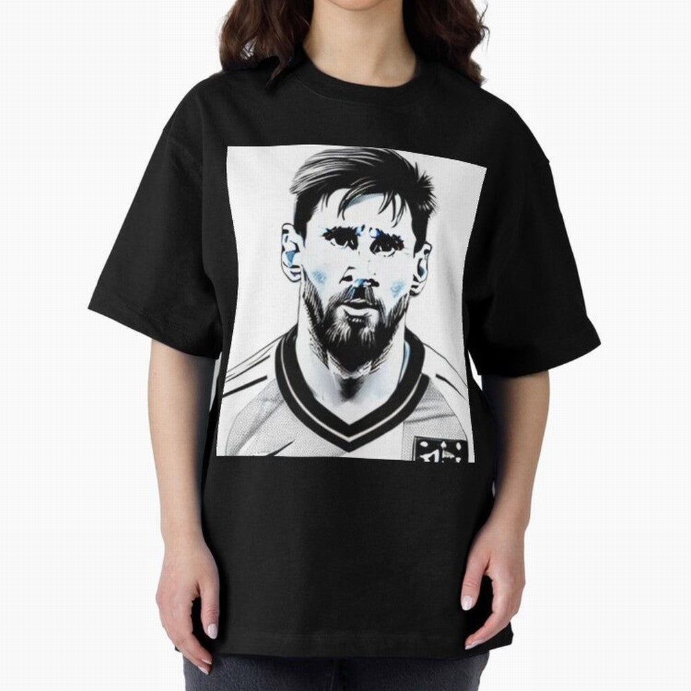 Lionel Messi Oversized T-Shirt Mark Global Football Passion for FIFA World Cup 2026 USA Canada Mexico, Made for Neymar, Haaland and Cristiano Ronaldo, Argentina, Football History, Final Match Energy, Crowd Noise and Once in a Lifetime Moments;