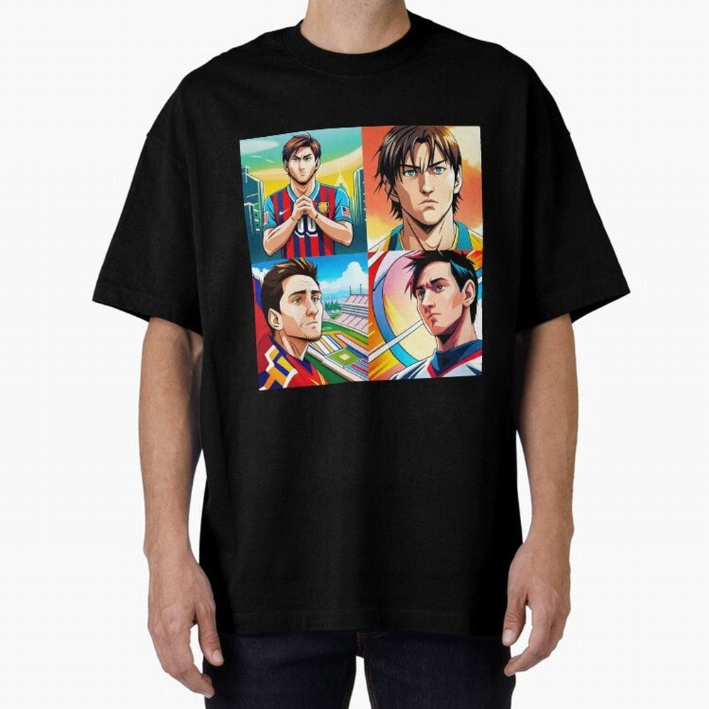 Messi Inspired Anime Art Pack Classic T-Shirt Relive FIFA World Cup 2026 Spirit, Capturing England and Germany, Mbappe and Neymar, Global Supporter Spirit, Legendary Goals, National Colors and Tournament Celebration; Built for Supporters Chasing
