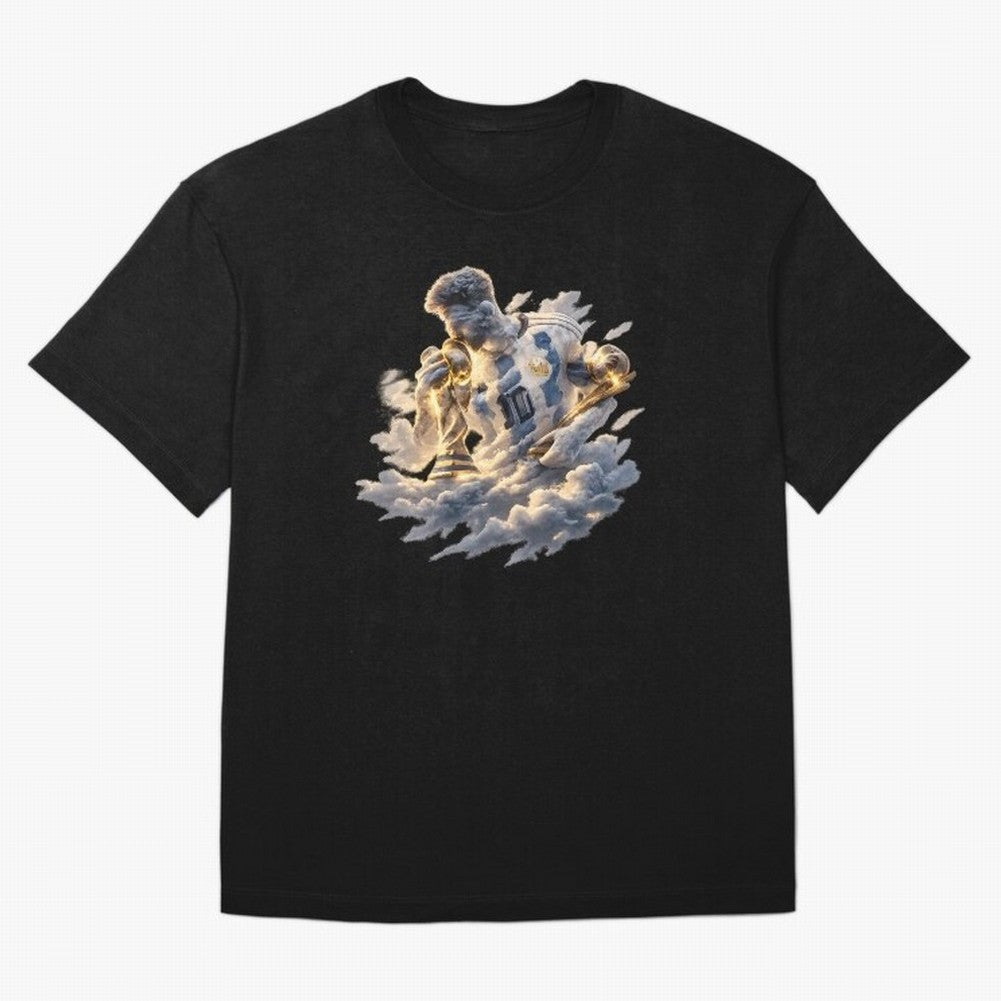Lionel Messi ¨C Divine Number 10 Oversized T-Shirt Refresh the FIFA World Cup 2026 USA Canada Mexico Journey through Cristiano Ronaldo Highlights, Argentina and Brazil Pride, Football Festival Excitement, Trophy Ambitions, Country Rivalries and