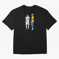 Messi and Neymar Chit Chat Illustration Oversized T-Shirt Follow the Final Road of FIFA World Cup 2026 for Fans of Cristiano Ronaldo, Haaland and CR7 and France, Bringing Match Day Excitement, Supporter Culture, Golden Goals and Global Football