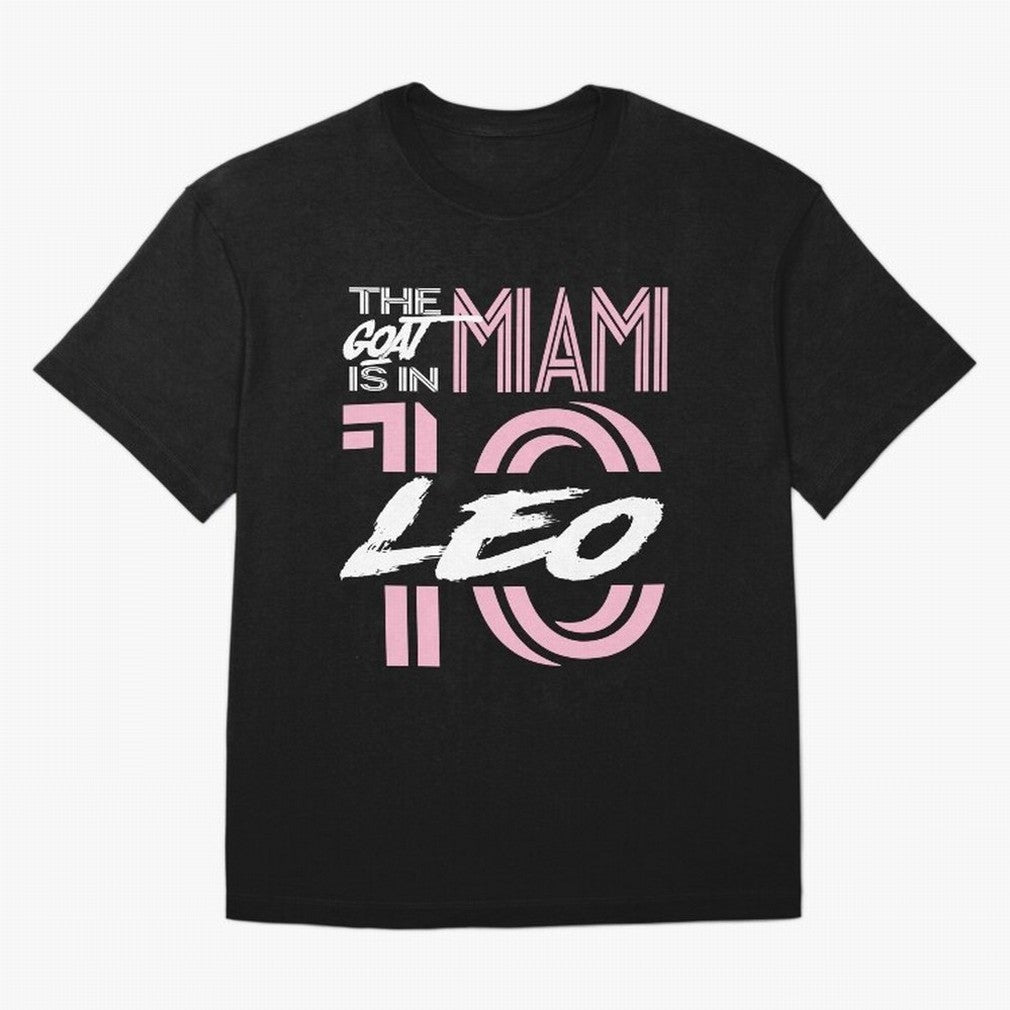 Leo the Goat Is In Miami Classic T-Shirt Celebrate Unforgettable Nights in Match Day Hype around FIFA World Cup 2026 Group Stage, Mbappe, England and Germany, Vintage Soccer Flavor, Modern Football Stars, National Flags and Final Night Emotion;