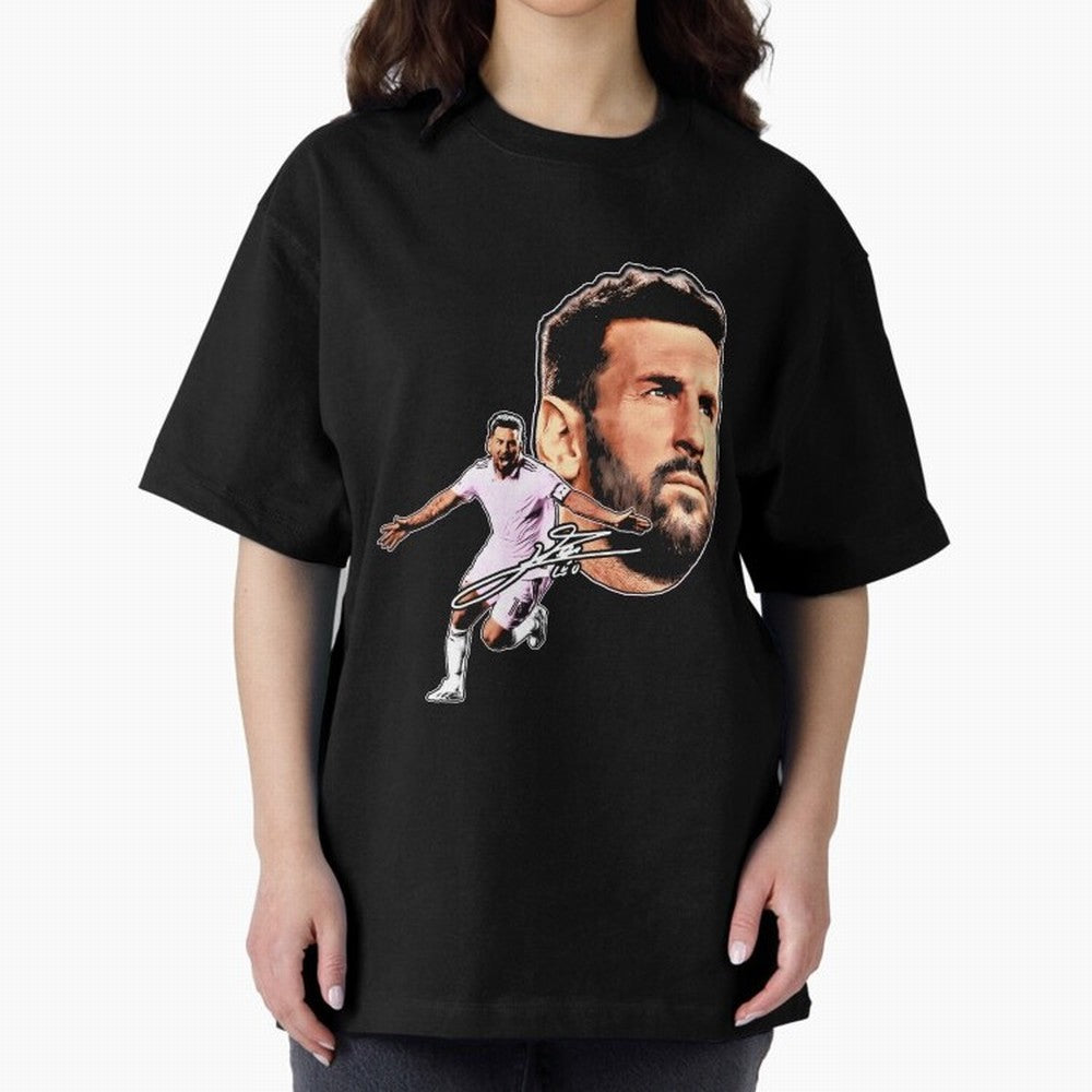 Lionel messi Retro Style Tee Bootleg big face vintage argentina Football Legend Classic T-Shirt Follow Every Goal of Match Day Hype around FIFA World Cup 2026 USA Canada Mexico, CR7 and Messi, England and Germany, Worldwide Fan Energy, Dramatic