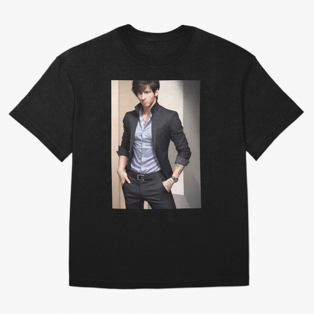 Messi Sleeve Essential T-Shirt Carry the Colors and Pride of Global Football Passion for FIFA World Cup 2026 Group Stage, Centered on Messi, CR7 and Mbappe, Argentina, Vintage Soccer Flavor, Modern Football Stars, National Flags and Final Night