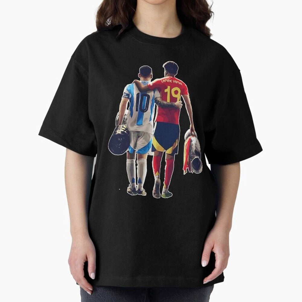 Lionel Messi and Foster child Classic T-Shirt Discover FIFA World Cup 2026 for Fans of CR7 and Messi and France, Bringing Retro Football Energy, Iconic Rivalries, Trophy Chase Drama and Stadium Atmosphere; Built for Supporters Chasing Trophy