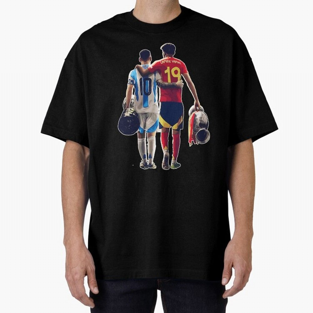 Lionel Messi and Foster child Classic T-Shirt Discover FIFA World Cup 2026 for Fans of CR7 and Messi and France, Bringing Retro Football Energy, Iconic Rivalries, Trophy Chase Drama and Stadium Atmosphere; Built for Supporters Chasing Trophy