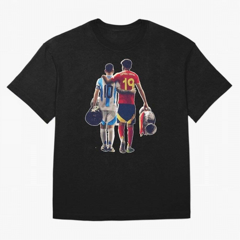 Lionel Messi and Foster child Classic T-Shirt Discover FIFA World Cup 2026 for Fans of CR7 and Messi and France, Bringing Retro Football Energy, Iconic Rivalries, Trophy Chase Drama and Stadium Atmosphere; Built for Supporters Chasing Trophy