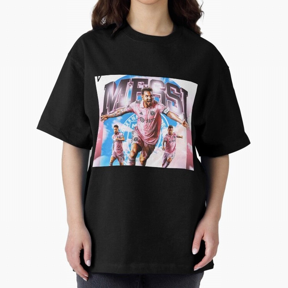 Inter Miami Messi Oversized T-Shirt Bring a Champion Mindset to FIFA World Cup 2026 Spirit, Inspired by Germany, Messi, Neymar and Mbappe, Football History, Final Match Energy, Crowd Noise and Once in a Lifetime Moments; Built for Supporters
