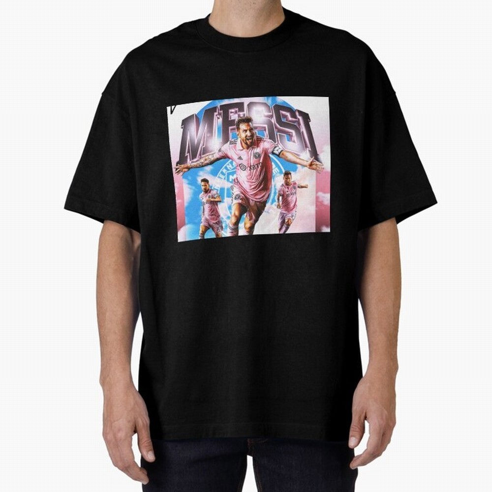 Inter Miami Messi Oversized T-Shirt Bring a Champion Mindset to FIFA World Cup 2026 Spirit, Inspired by Germany, Messi, Neymar and Mbappe, Football History, Final Match Energy, Crowd Noise and Once in a Lifetime Moments; Built for Supporters