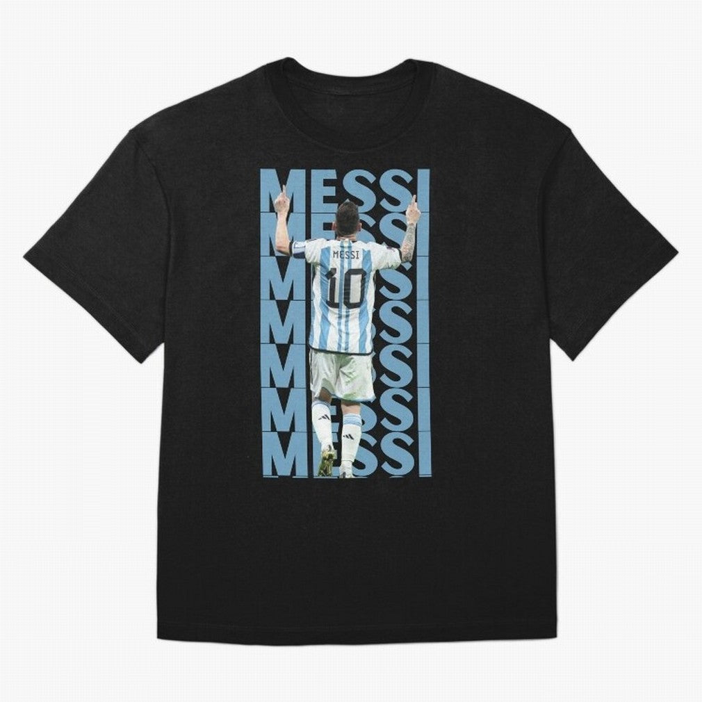 Lionel Messi | 10 | Argentina | Barcelona | Goat Oversized T-Shirt Follow the Road to FIFA World Cup 2026 for Fans of Messi and Cristiano Ronaldo and France and Portugal, Bringing Football Passion, Legendary Performances, Festival Vibes and