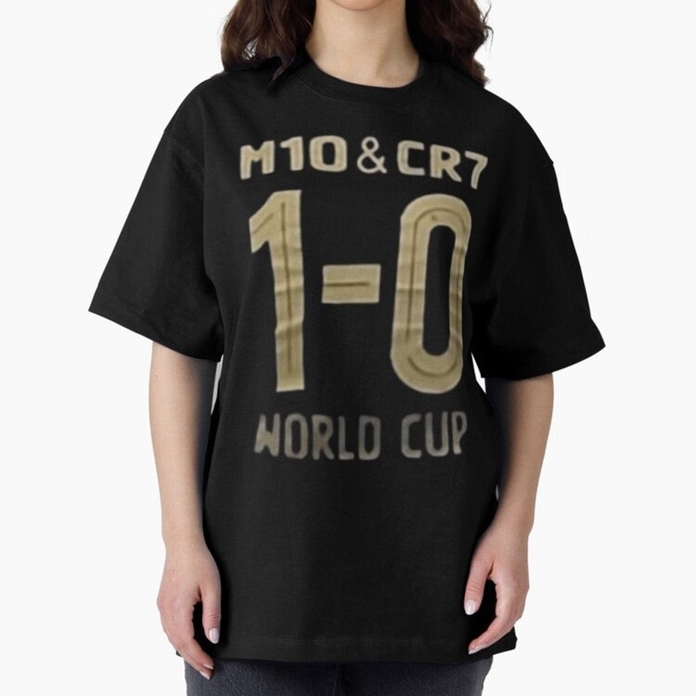 M10 And Cr7 1-0 World Cup Football Classic T-Shirt Live for the Drama of the FIFA World Cup 2026 Journey through Mbappe Highlights, England and Germany Pride, Match Day Excitement, Supporter Culture, Golden Goals and Global Football Passion; Made